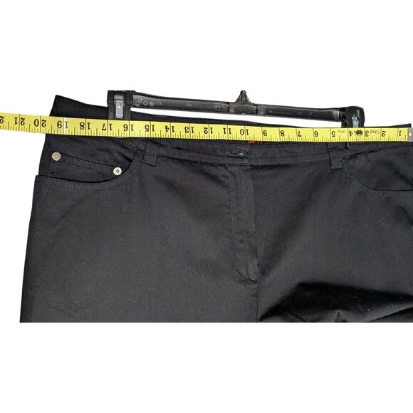 Gianfranco Ferre Womens Black Bootcut Trousers Size 14 NWT - Picture 4 of 13
